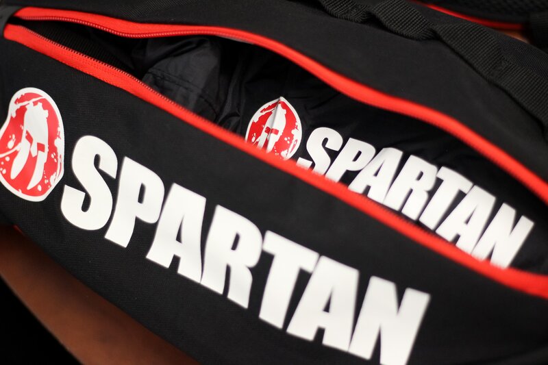 Spartan Hydration Backpack & Yellow Bike Jacket