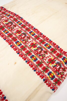Detail of Embroidery on Croatian Shift Dress