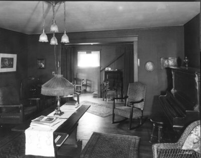 Interior of “Ward House” in Ithaca