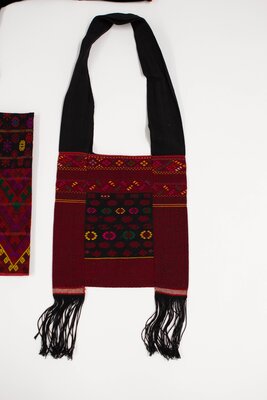 Shoulder Bag worn with Kachin Ensemble