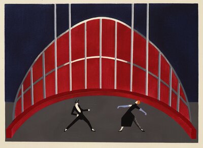 Cirque (Circus), from the portfolio Décors de théâtre (Stage Sets), 1926-30 (published 1930)-1
