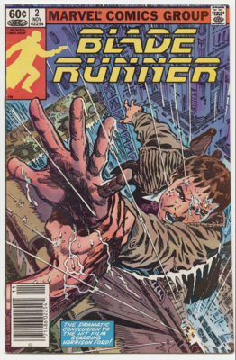 Front cover of the "Blade Runner" Marvel comics adaptation reprint.