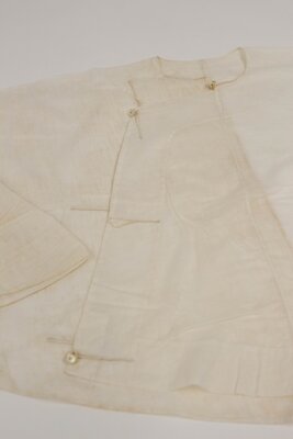 Asymmetrical Closure of Jacket worn with Mandalay Ensemble, CF+TC #286a