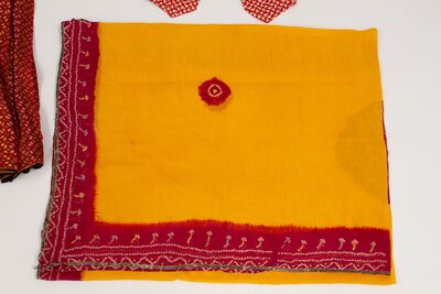Orhni worn with Jaipur ensemble, CF+TC #266