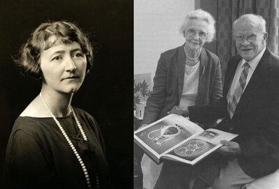 Professor Beulah Blackmore and Mrs. Ruth and Lauriston Sharp
