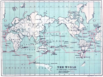 The Route of HMS Challenger's Circumnavigation
