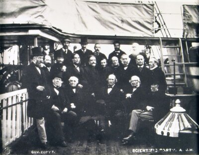 Royal Society Scientifics aboard MHS Sheerness December 1872