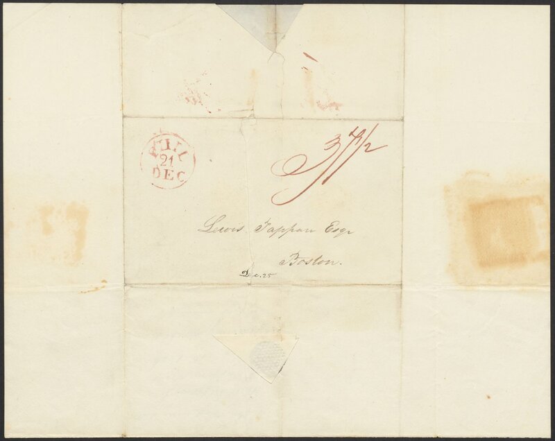 Letter to Tappan from Waln & Leaming