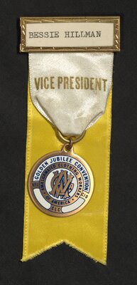 Vice President badge for Bessie Abramowitz Hillman