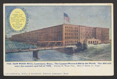 Postcard of New Wood Mill
