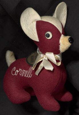 “Lil Herbie” Cornell mascot. Circa 1940-1950.