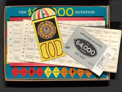 The $64,000 Question Quiz board game. 1955. 