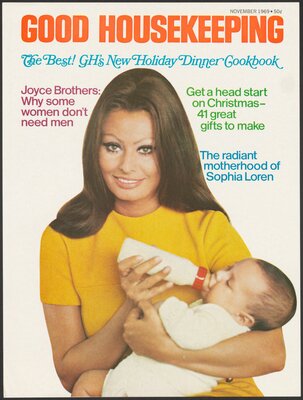 Good Housekeeping cover and article. November, 1969.