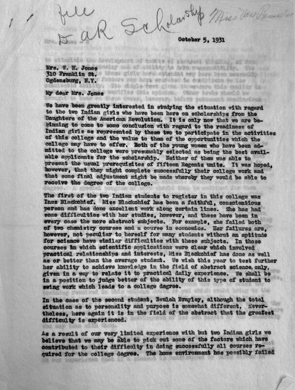 Letter to Mrs. W. H. Jones, October 5, 1931
