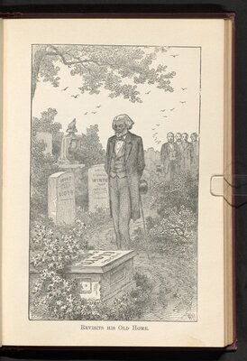  Life and times of Frederick Douglass, 1892 - Douglass at grave