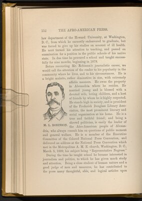 The Afro-American press and its editors - M. L. Robinson