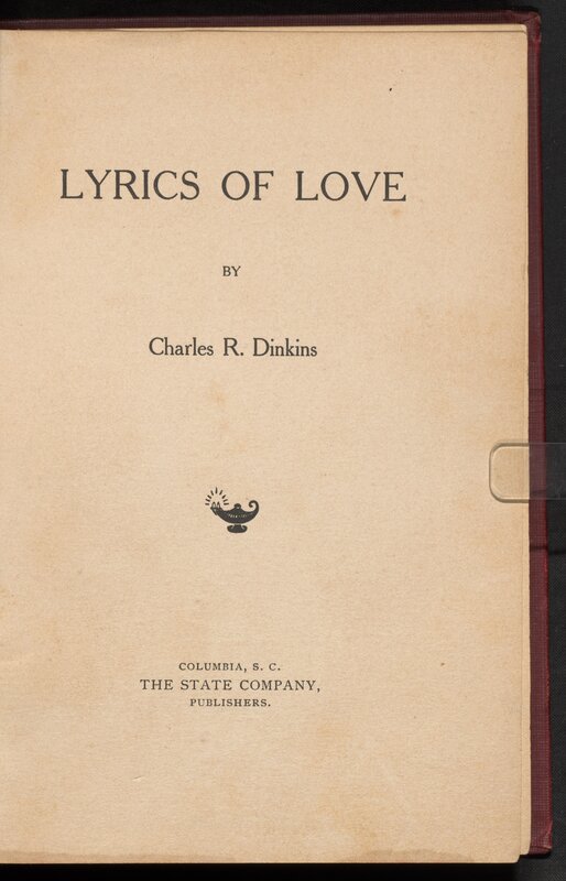 Lyrics of Love - title page