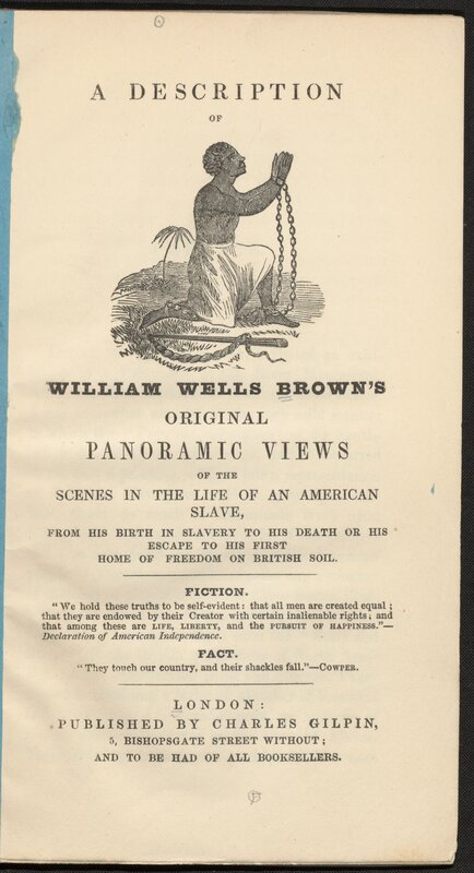 A description of William Wells Brown's original panoramic views of the scenes in the life of an American slave - 2