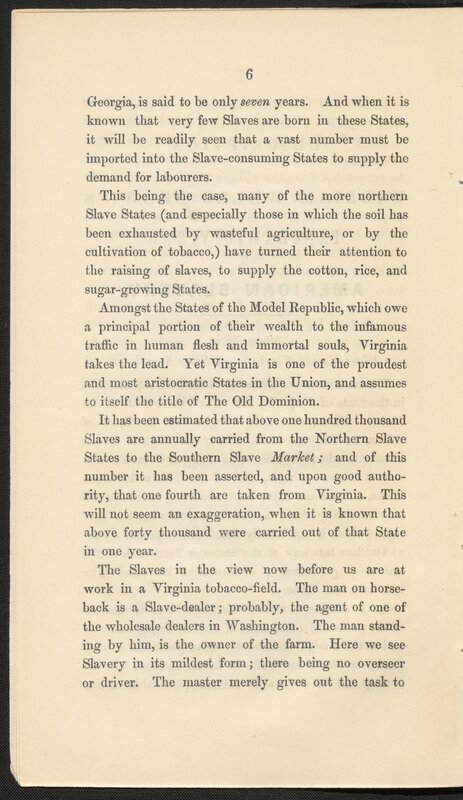 A description of William Wells Brown's original panoramic views of the scenes in the life of an American slave - 3