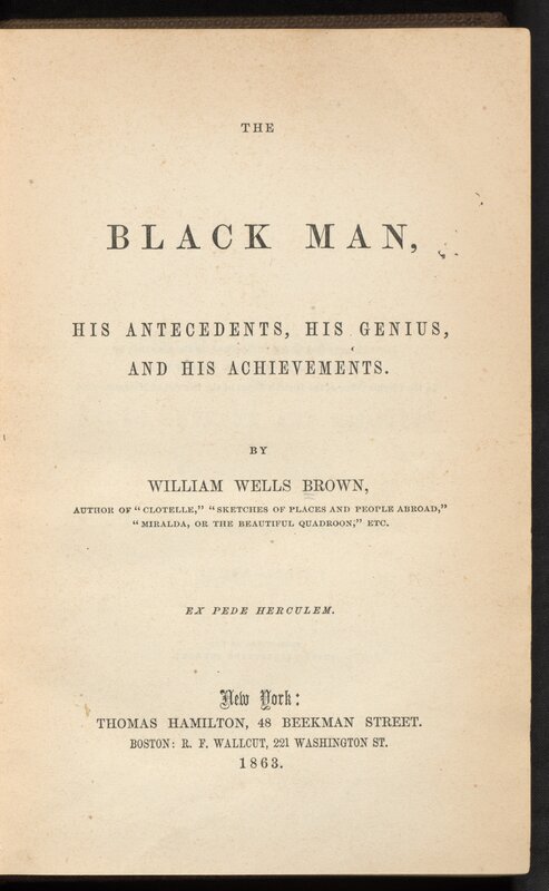 The black man, his antecedents, his genius, and his achievements - 5