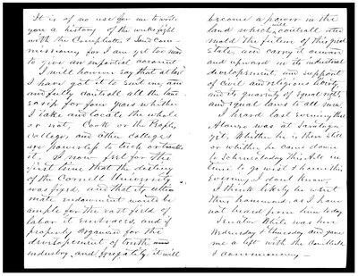  Ezra Cornell to Mary Ann Cornell, page 2