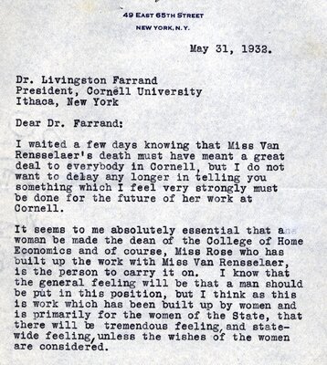  Letter from Roosevelt to Farrand, page 1