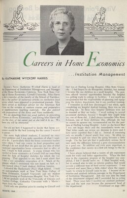 "Careers in Home Economics"