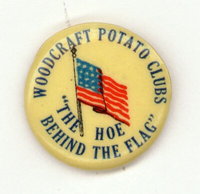 Potato Patriotism pin