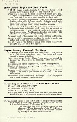 Sugar in Wartime, page 2