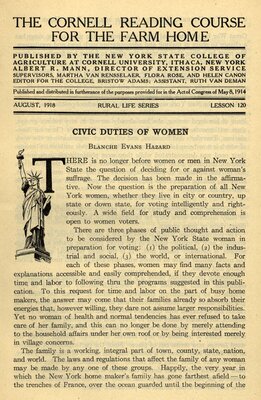 Civic Duties of Women