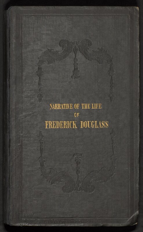  Narrative of the life of Frederick Douglass 1845 - book cover